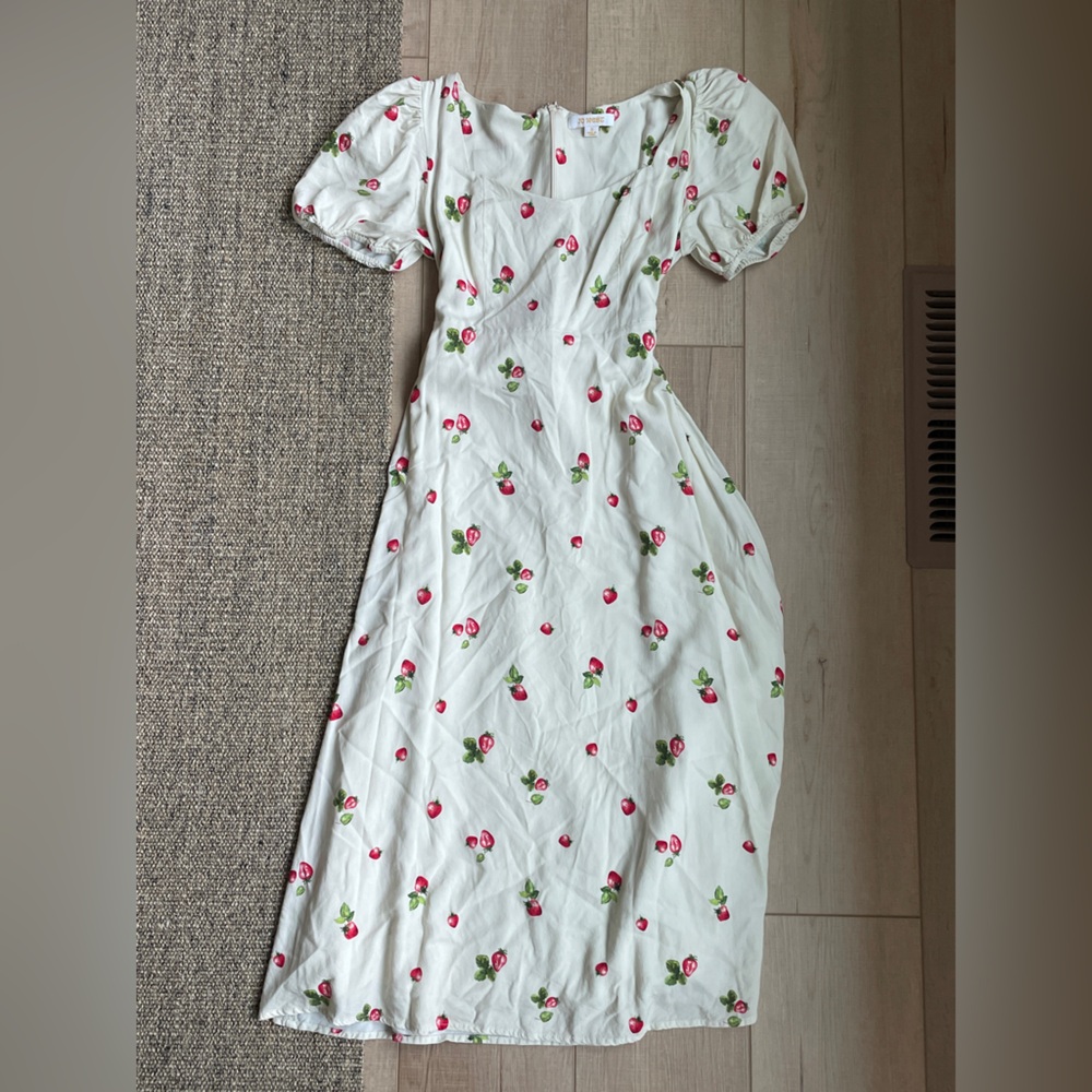 Jo West lined strawberry dress